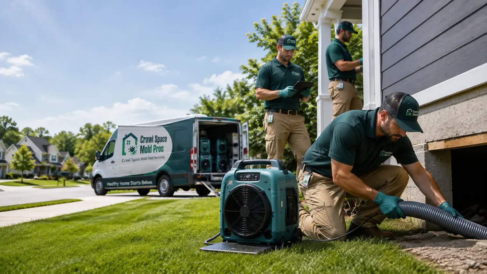 Crawl Space Mold Removal in Shannon, IL
